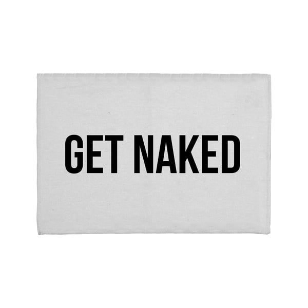 Бяла постелка за баня 60x40 cm Get Naked - Really Nice Things
