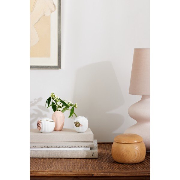 Комплект от 3 миниатюрни порцеланови вази Poppy Hammershøi - Kähler Design-image-1