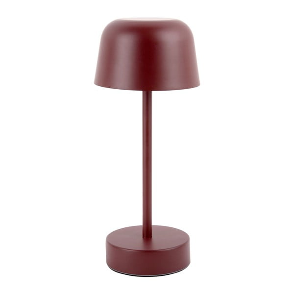 Настолна LED лампа в цвят бордо (височина 28 cm) Brio - Leitmotiv