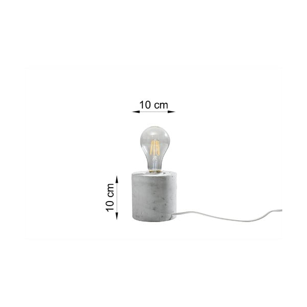 Бетонна настолна лампа Elia - Sollux-image-2