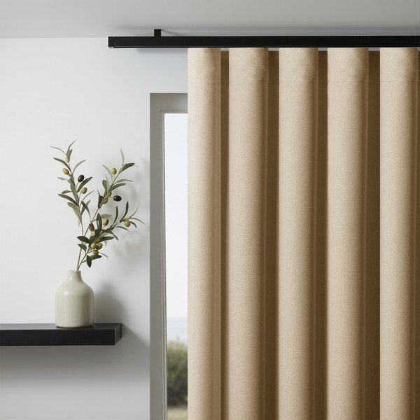 Бежово dimout перде 140x250 cm Calisto – Filumi-image-1