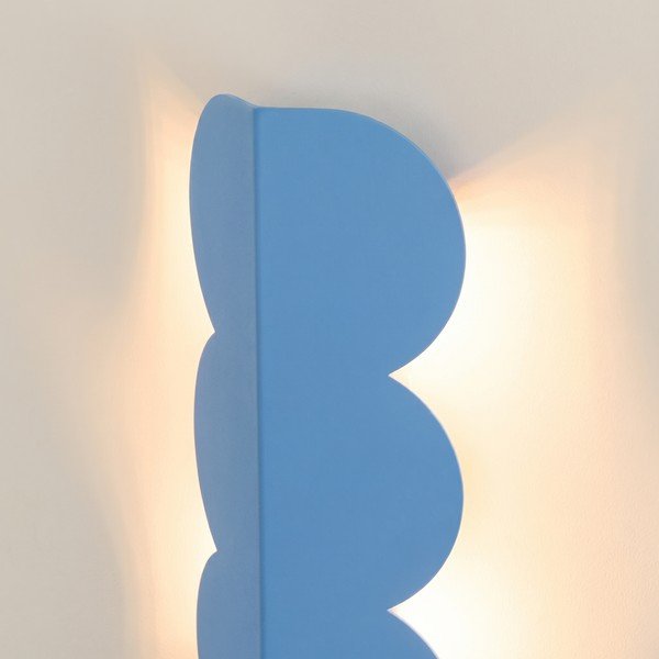 Светлосиня алуминиева стенна лампа BISCUIT – Thoro-image-4
