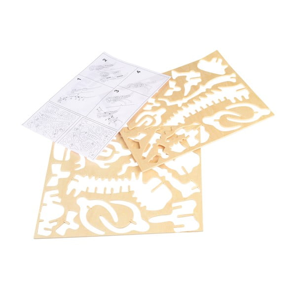 Дървен 3D пъзел динозавър Тиранозавър - Rex London-image-2