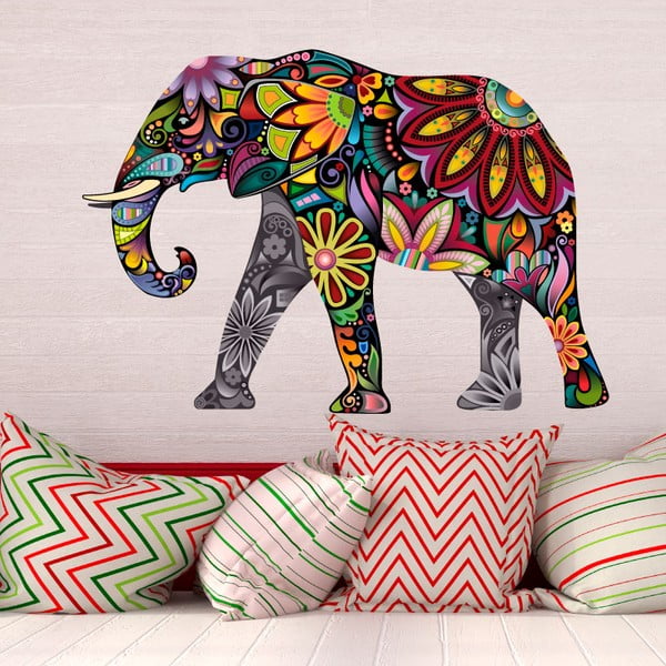Стикер Индия Слон, 60 x 85 cm - Ambiance