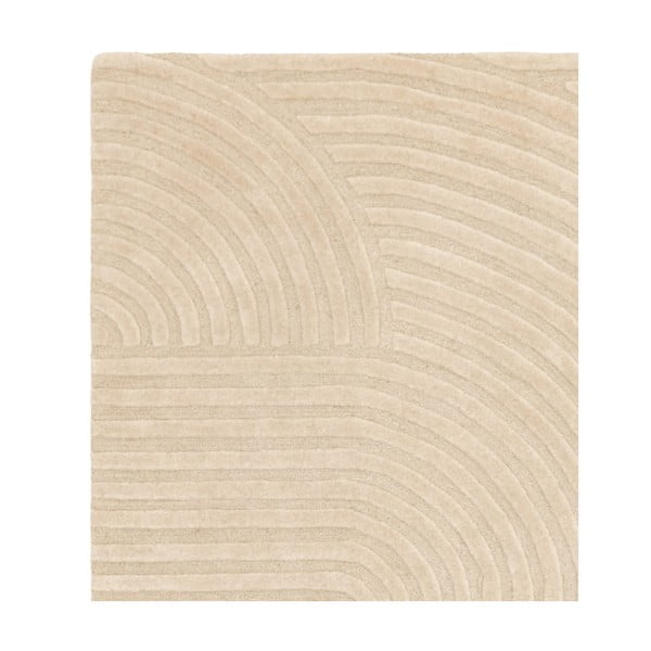 Бежов вълнен килим 120x170 cm Hague - Asiatic Carpets-image-4