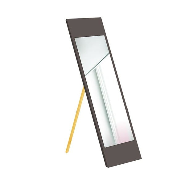 Подово огледало с кафява рамка , 35 x 140 cm - Oyo Concept