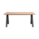 Сгъваема маса за хранене с дъбов плот 170x100 cm Carradale - Rowico