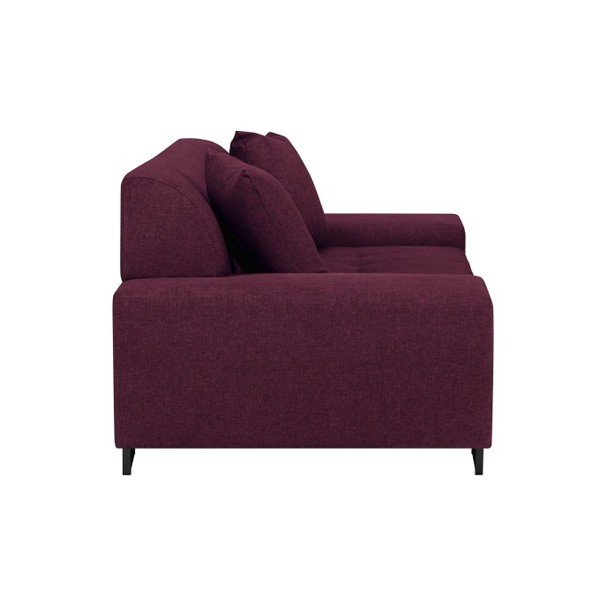 Fialová pohovka s nohami v černé barvě Cosmopolitan Design Orlando, 220 cm-image-3