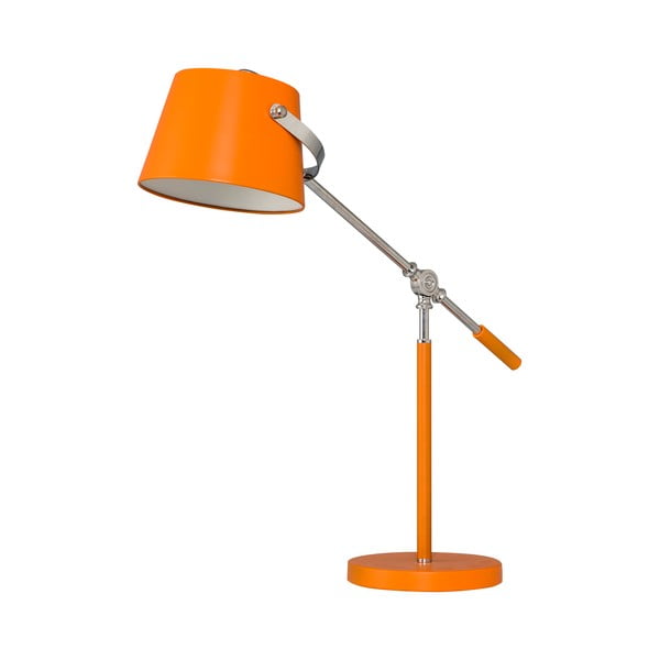 Stolní lampa Xavier, oranžová