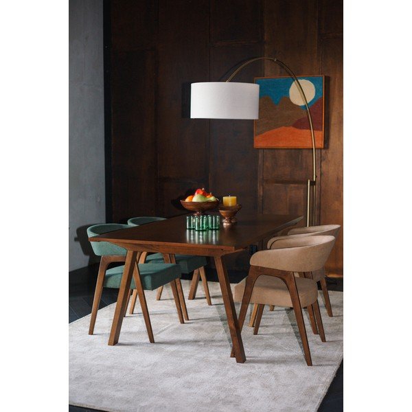 Трапезна маса с ясенов плот 95x180 cm Adamello – Dutchbone-image-1