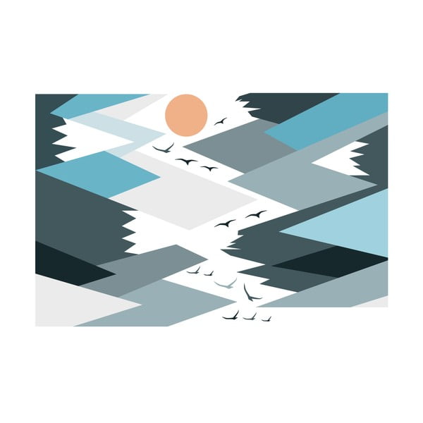 Стикер за стена Giant Kid Стикер Скандинавски планини Parka - Ambiance-image-2