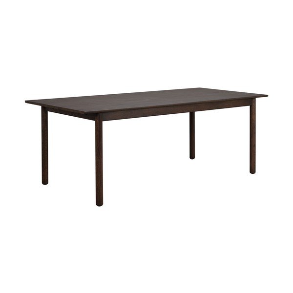 Сгъваема трапезна маса от масивен дъб 90x205 cm Derrymore – Rowico