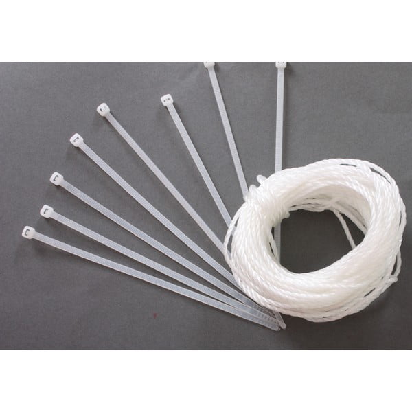 Бял пластмасов параван за балкон 300x90 cm - Garden Pleasure-image-2