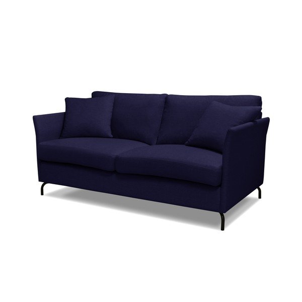 Tmavě modrá trojmístná pohovka Windsor  & Co. Sofas Saturne-image-1