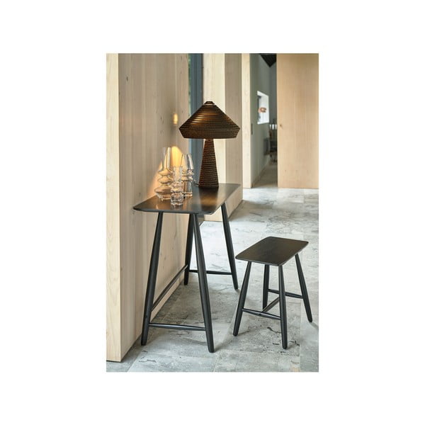 Конзолна маса от черен дъб 100x44,5 cm Bast - Villa Collection-image-1