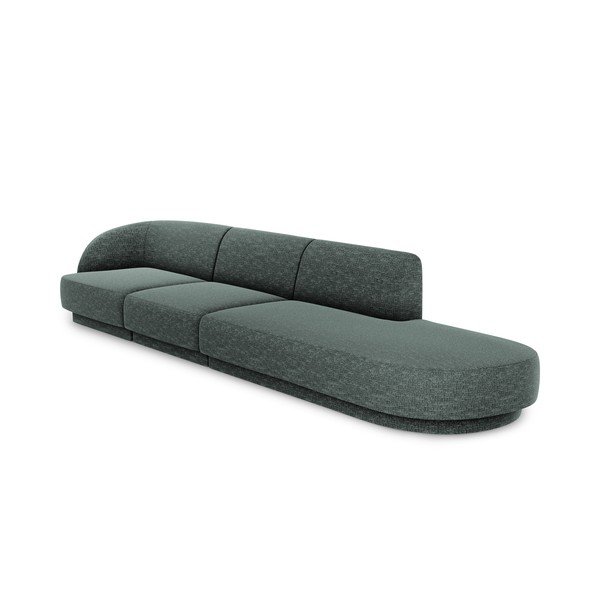 Тъмнозелен диван 302 cm Miley - Micadoni Home-image-3