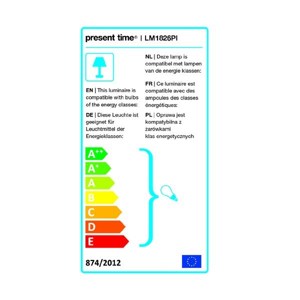 Светлорозова настолна лампа Classy - Leitmotiv-image-1