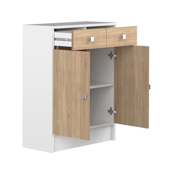 Шкаф за баня в декор от дъбово дърво Combi - TemaHome-image-4