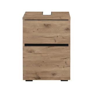 Шкаф за мивка от декор от дъб  в естествен цвят 40x55 cm Wisla – Støraa