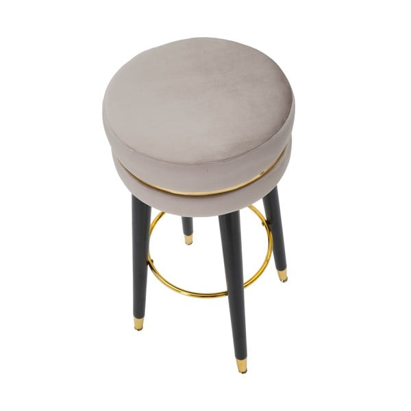 Светлосив тапициран бар стол (височина на седалката 74 cm) Paris – Mauro Ferretti-image-2