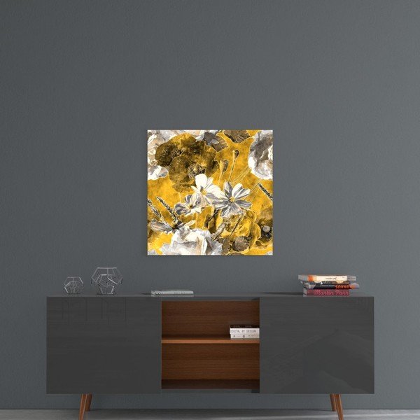 Картина върху стъкло , 40 x 40 cm Daisies - Insigne-image-1