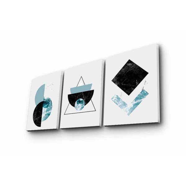 Комплект от 3 картини Marsico - Wallity-image-2