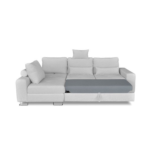 Světlá rohová rozkládací pohovka Windsor & Co. Sofas Alpha, levý roh-image-4