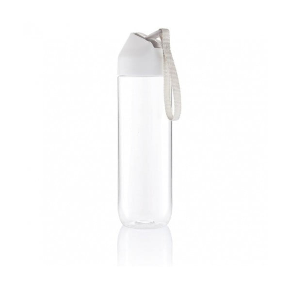 Сиво-бяла бутилка за вода XD Design Neva, 450 ml - XD Design