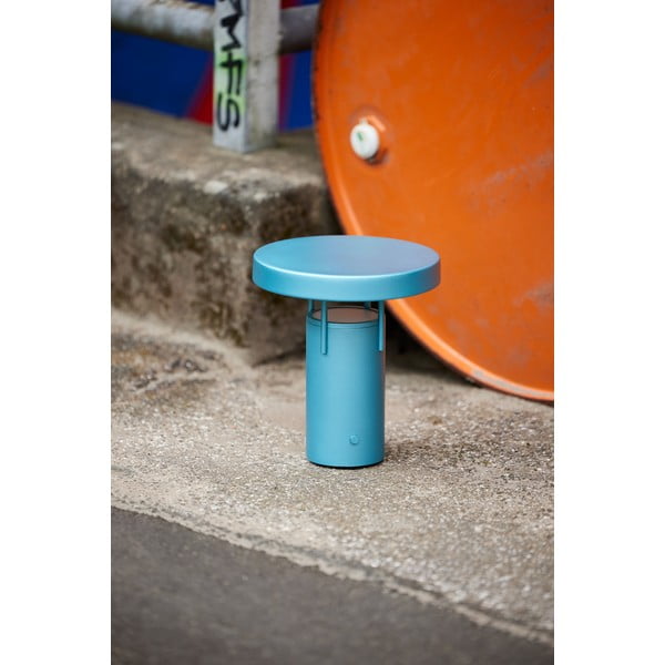 Синя LED затъмняваща се настолна лампа (височина 20 cm) BringMe – Hübsch-image-4