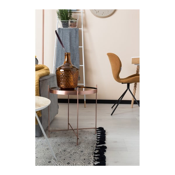 Масичка за кафе от мед , ⌀ 43 cm Cupid - Zuiver-image-2