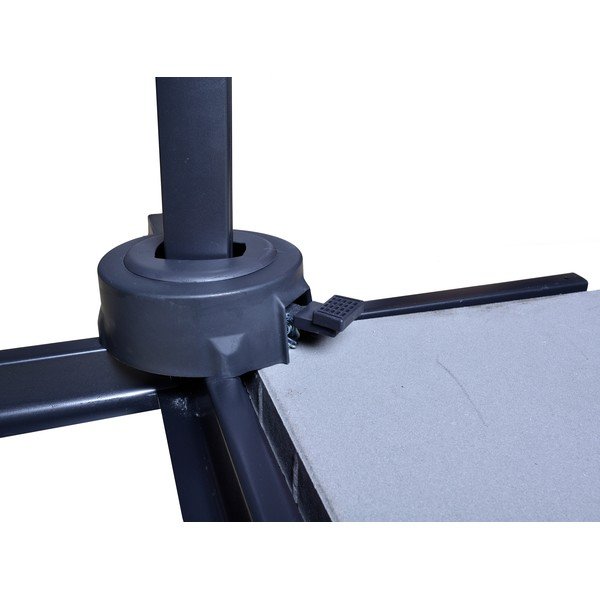 Сив чадър 270x270 cm Cantielver - Rojaplast-image-2