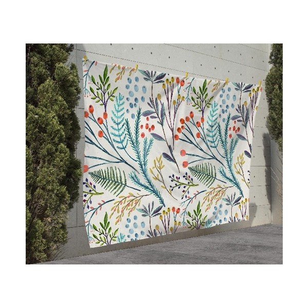 Одеяло за пикник Manta Picnic с мотив на цветя, 140 x 170 cm Flores Vintage - Surdic-image-1