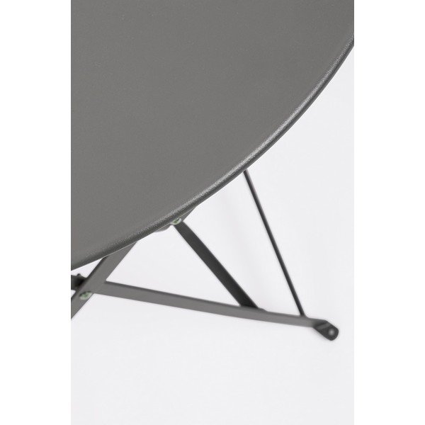 Антрацитен стоманен градински комплект за хранене за 2 Austin – Bizzotto-image-4