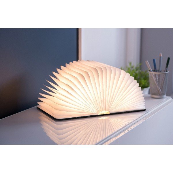 Черна светлинна декорация с USB Booklight – Gingko-image-3