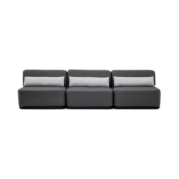 Тъмносив градински модулен диван 306 см Straw - Sit Sit-image-3
