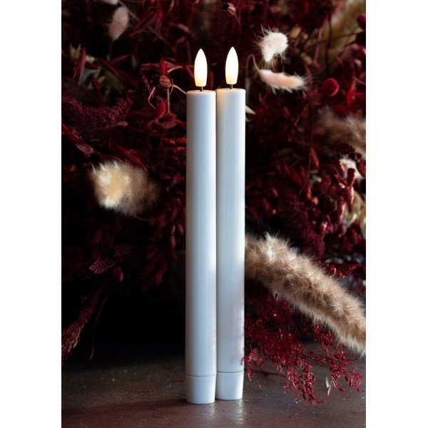 LED свещи в комплект от 2 бр. (височина 25 cm) Sille Tall Rechargeable – Sirius-image-1