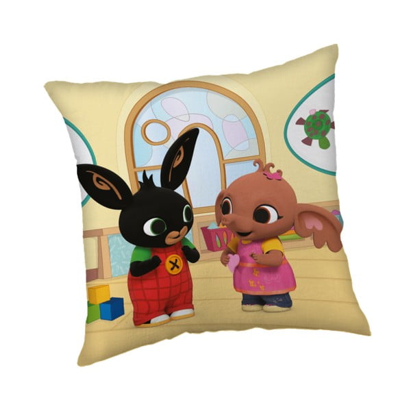 Детска възглавница 40x40 cm Bing Bunny  – Jerry Fabrics