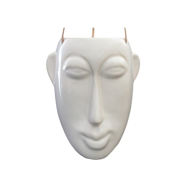 Бяла висяща саксия, височина 22,3 cm Mask - PT LIVING