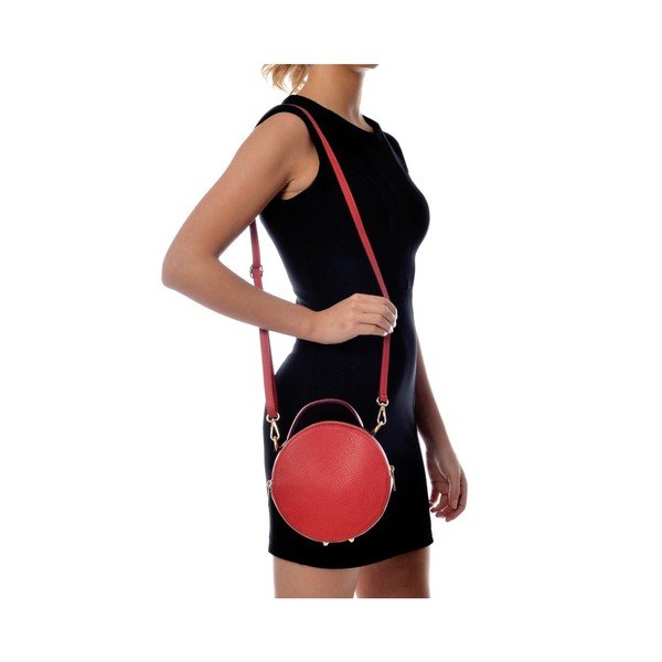 Червен кожен портфейл Pargo - Isabella Rhea-image-3