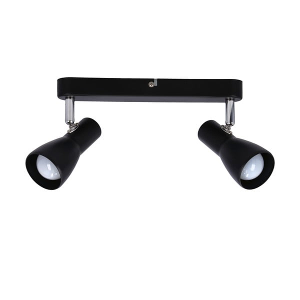 Матово черно осветително тялоо за таван с метален абажур 36x6 cm Picardo – Candellux Lighting-image-3