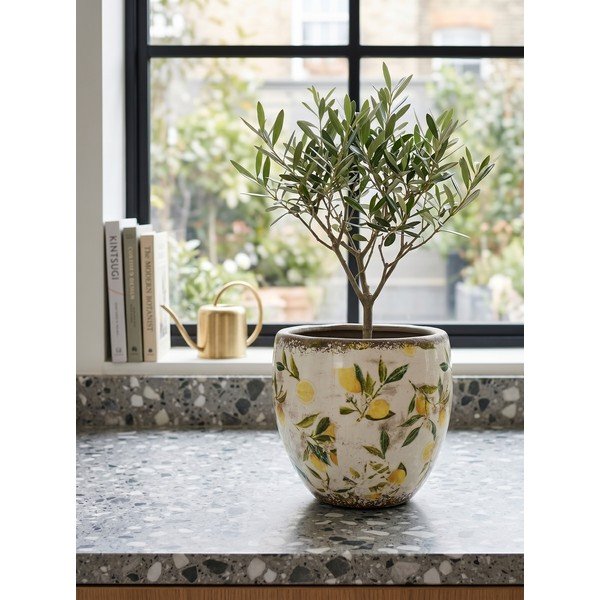 Порцеланово покритие за кашпа ø 18 cm Sorrento – Yes Everyday-image-1