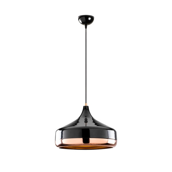 Висяща лампа в черно-меден цвят Yildo, ø 36 cm - Opviq lights