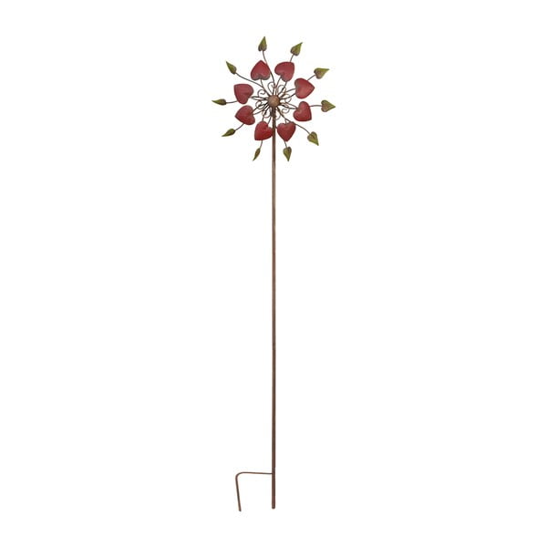 Zapichovací větrník na zahradu Flower, 146 cm