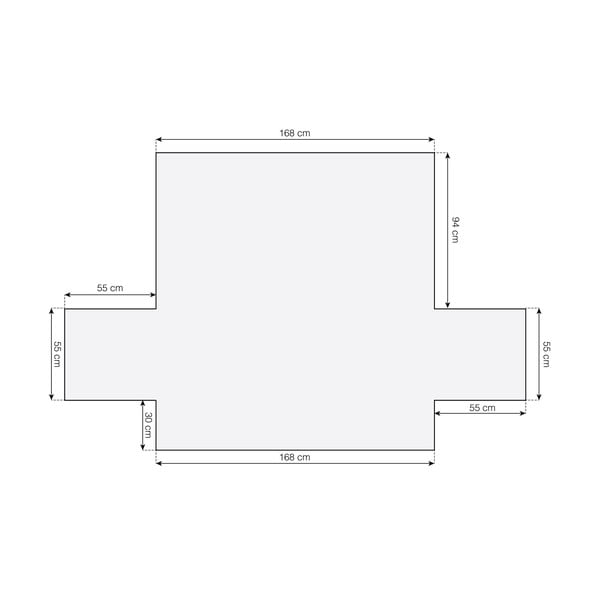 Червено триместно защитно покривало за диван Lounge – douceur d'intérieur-image-3