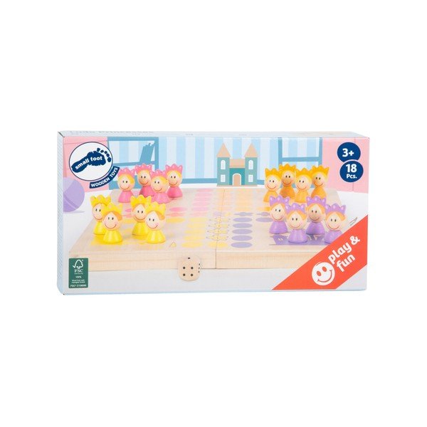 Дървена настолна игра Ludo Princess - Legler-image-4