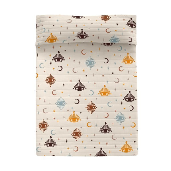 Бежова ватирана покривка за легло 180x260 cm Mystical - Aware-image-2