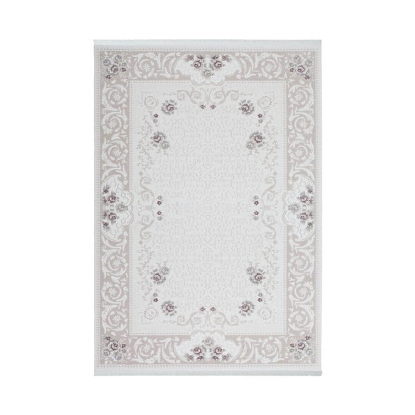 Krémový koberec Kayoom Splendid, 80 x 300 cm