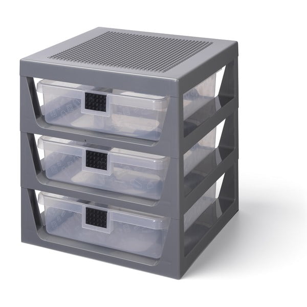 Сив органайзер с 3 чекмеджета Storage - LEGO®