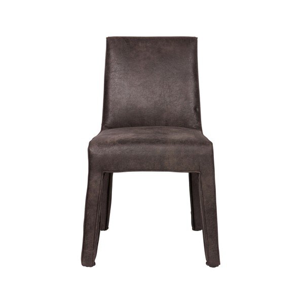Sada 2 černých kožených židlí BePureHome Cocoon-image-1