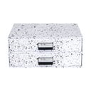 Черно-бяла кутия за чекмеджета с 2 чекмеджета Birger - Bigso Box of Sweden
